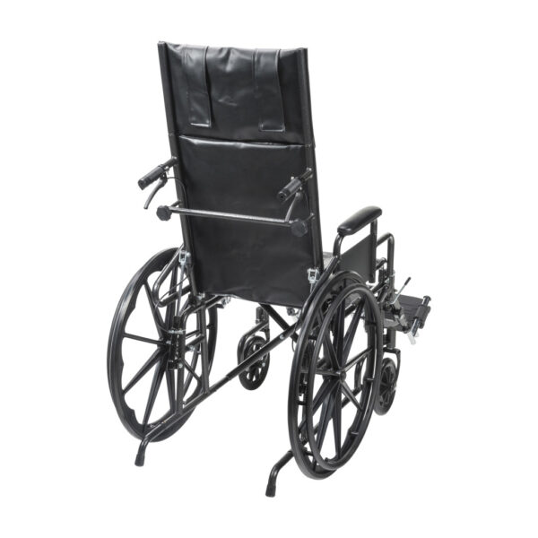 Silver Sport Recliner with Vinyl Upholstery - Image 5