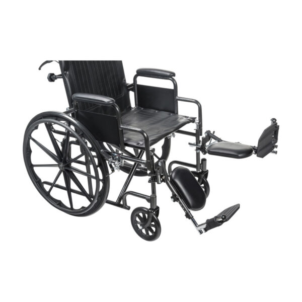 Silver Sport Recliner with Vinyl Upholstery - Image 3