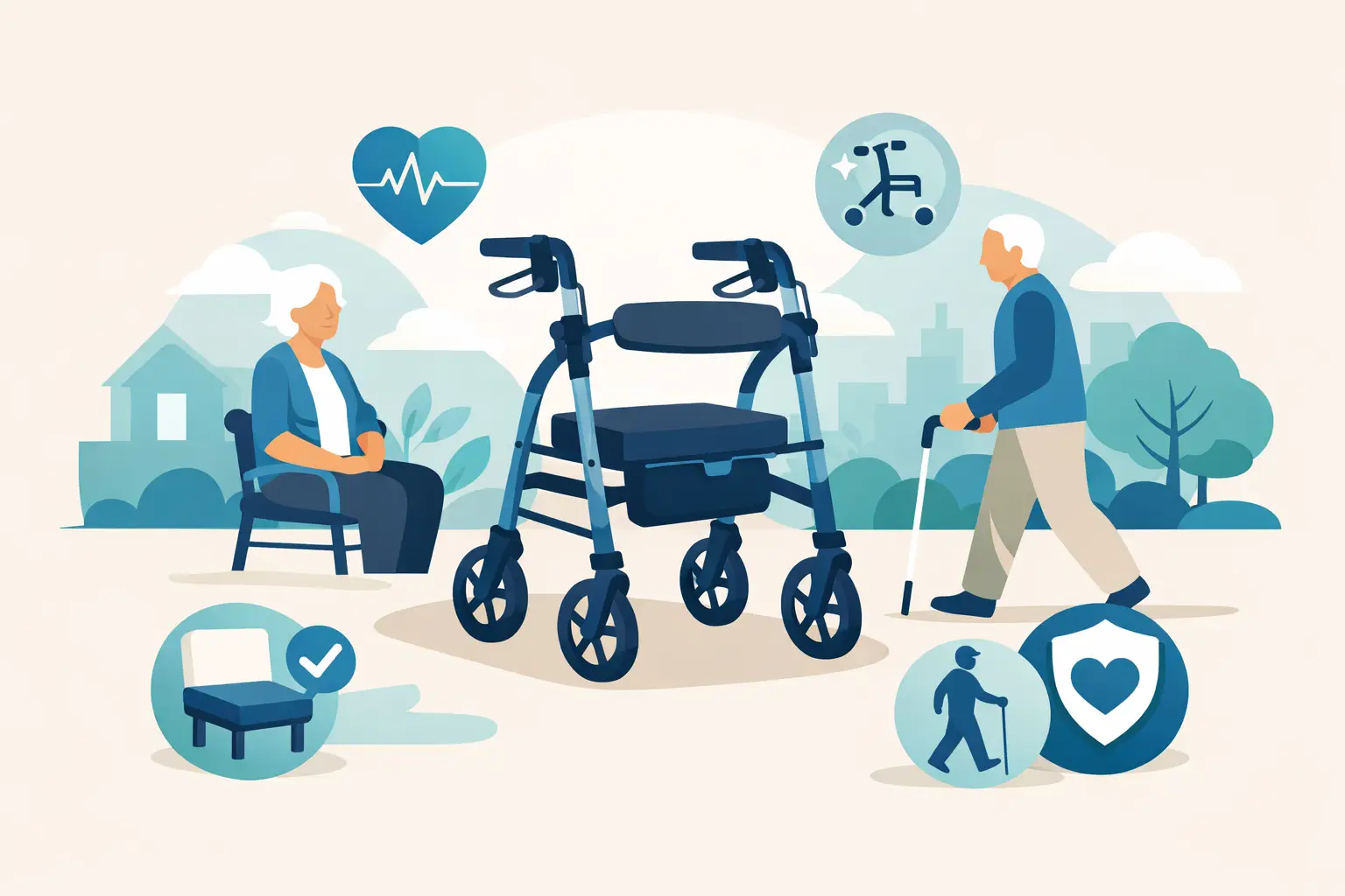 Rollator Walker With Seat Benefits Explained