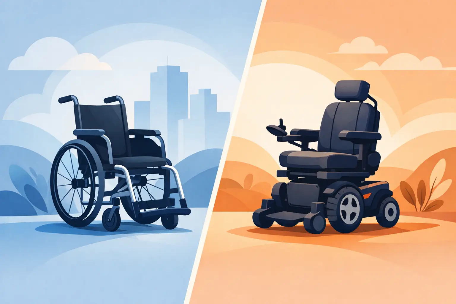 Manual Wheelchair vs Power Wheelchair