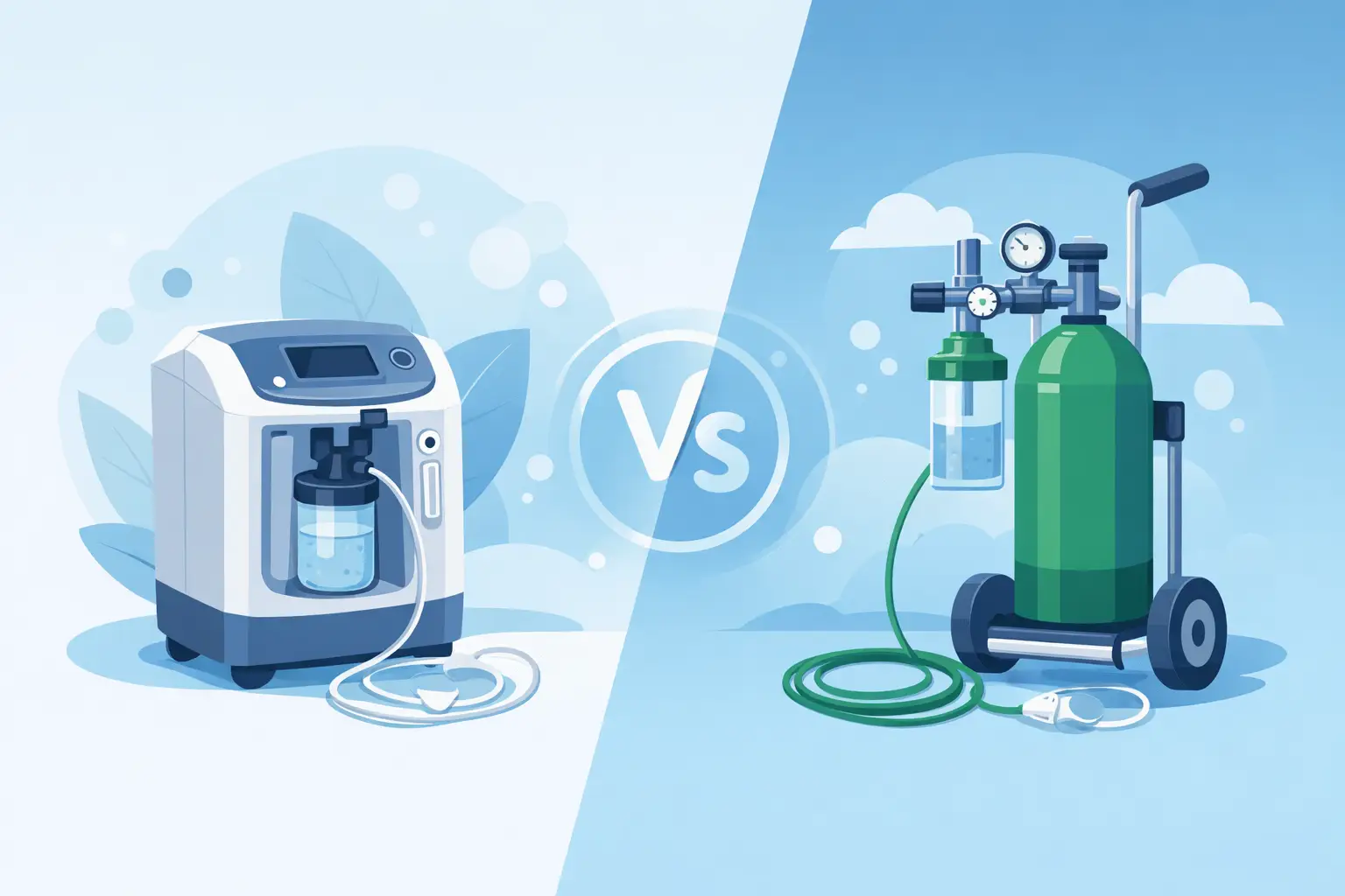Oxygen Concentrator Versus Oxygen Tank Compared