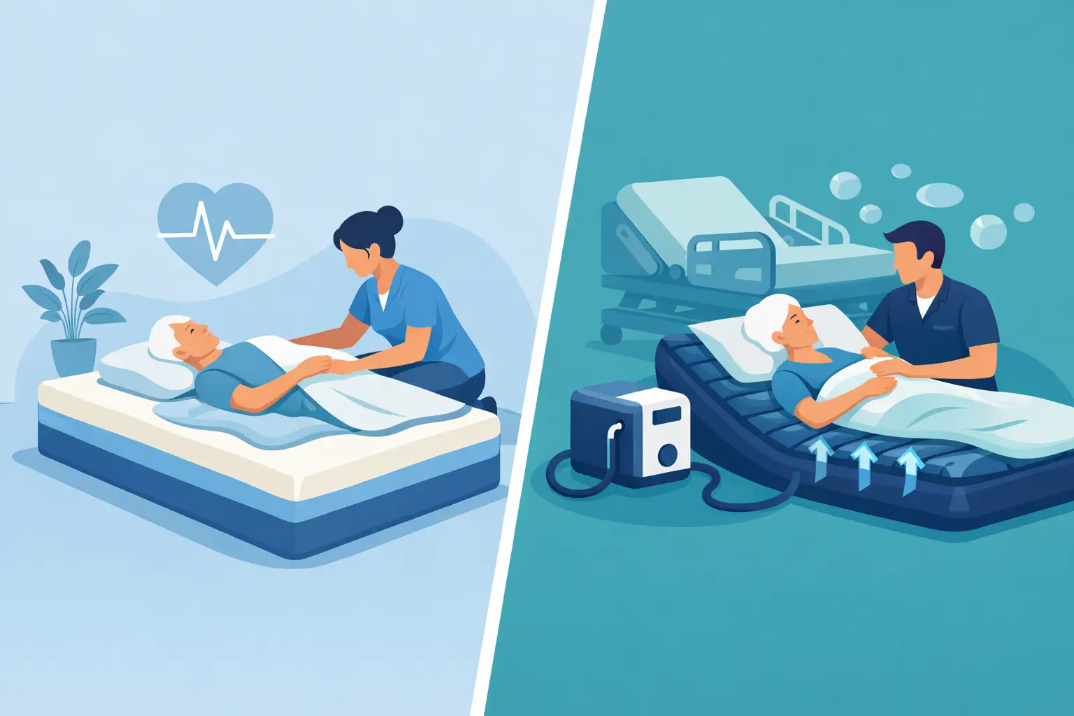 Foam Mattress Versus Air Mattress for Care