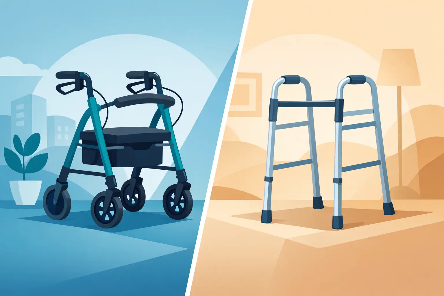Rollator Versus Standard Walker: Which Fits?